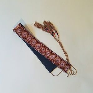 Bohemian Tassel Tie Belt
